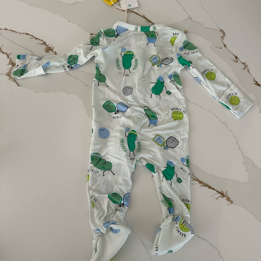 Angel Dear Zipper Footie Pajamas - Gender Neutral - NWT Bamboo - Picture 5 of 5